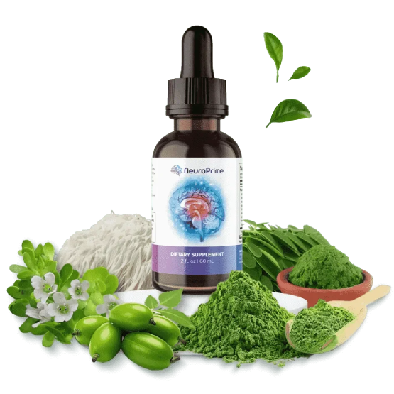 NeuroPrime liquid brain supplement dropper bottle